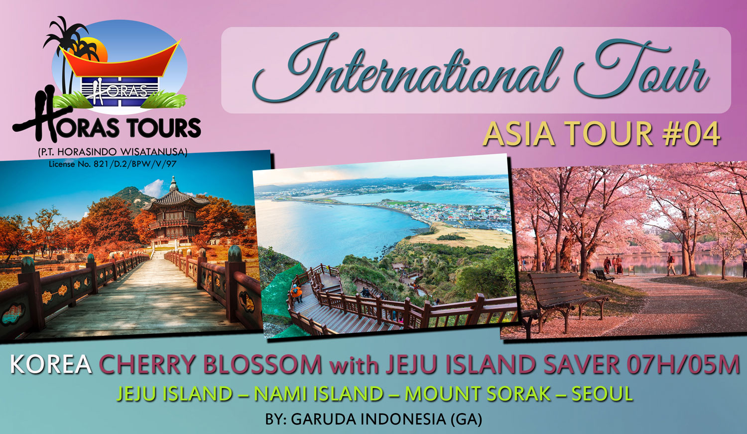 Korea Cherry Blossom & Jeju Island Tour